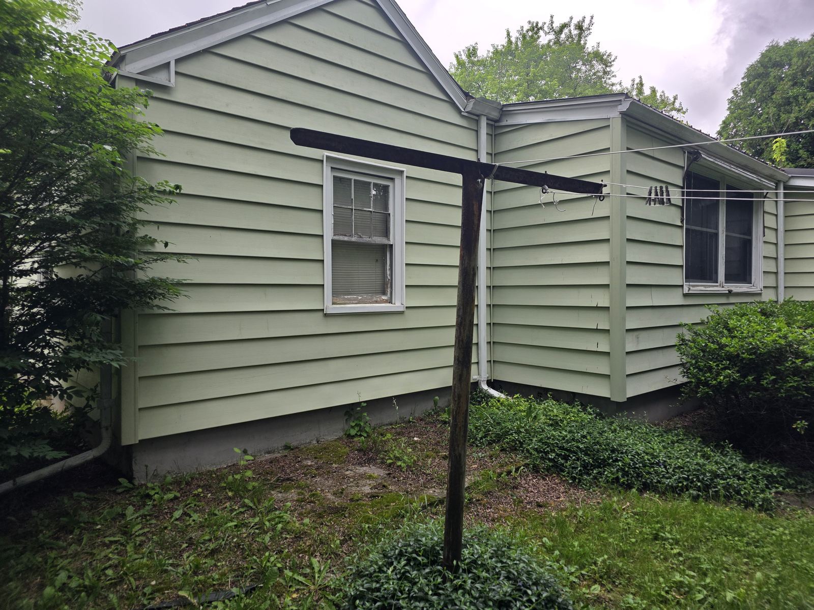 Side exterior view of the home